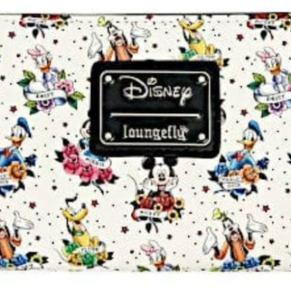 Disney Loungefly Cream Character Wallet